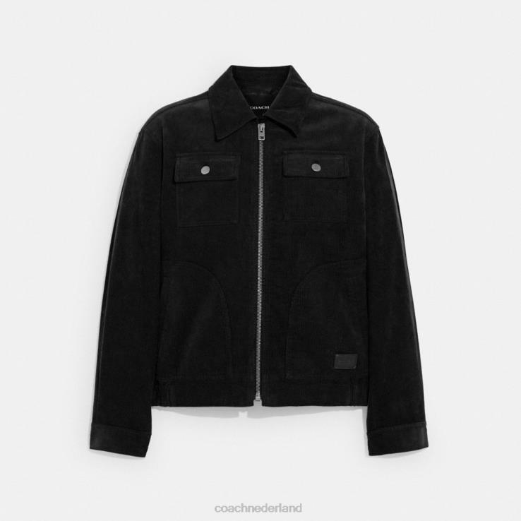 Coach Heren corduroy jasje zwart 02264755