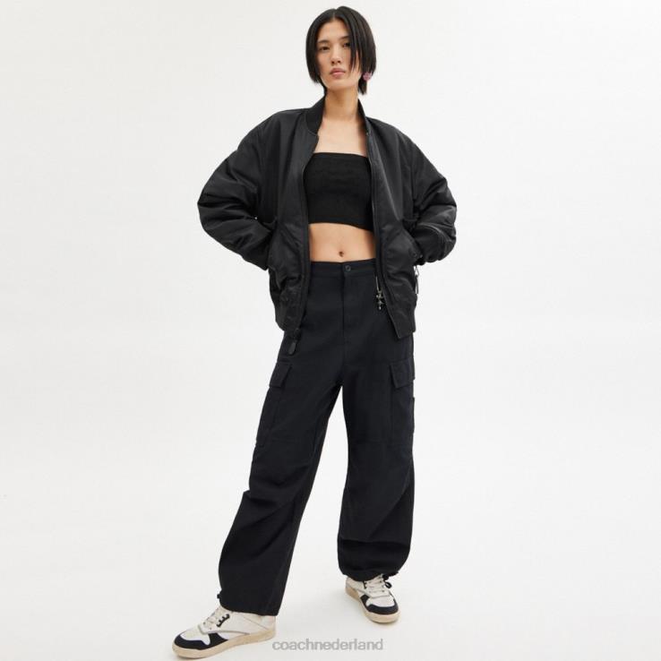 Coach Heren omkeerbare ma-1 jas zwart 02264753