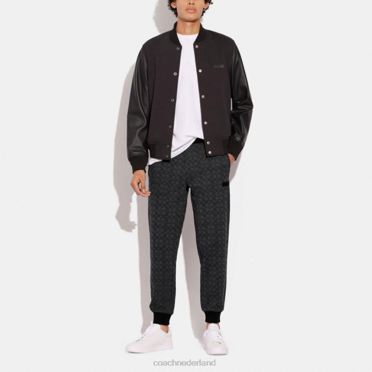 Coach Heren essentiële joggingbroek in signatuur houtskool handtekening 02264793