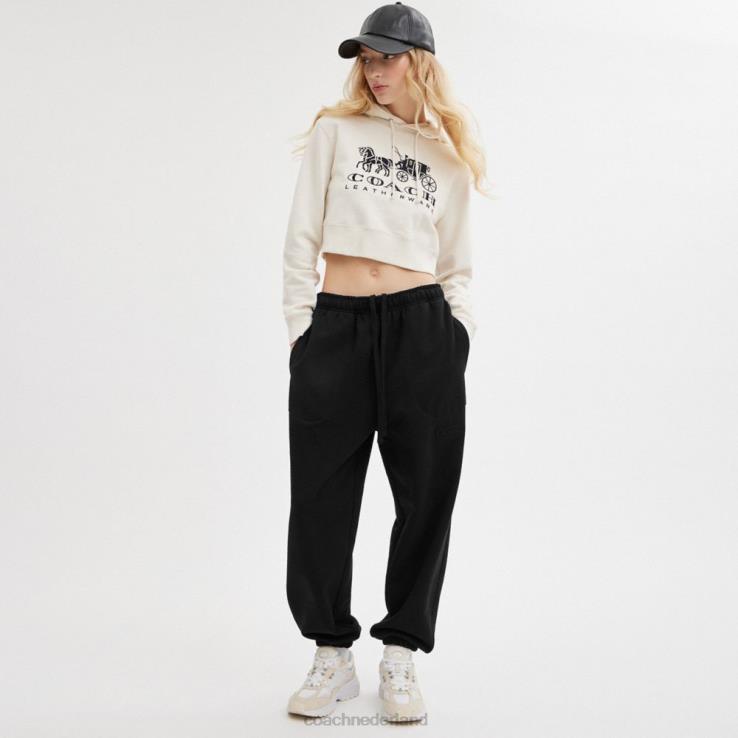 Coach Heren essentiële stevige joggers zwart 02264786