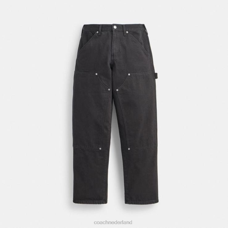 Coach Heren taps toelopende jeans zwart 02264788