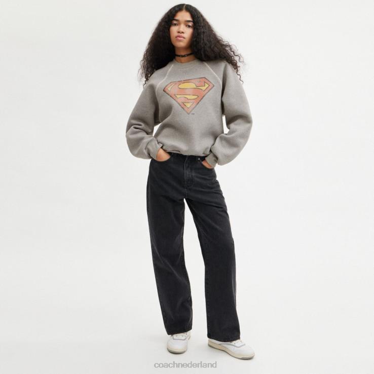 Coach Heren coach | dc superman ronde hals donker grijs 02264778