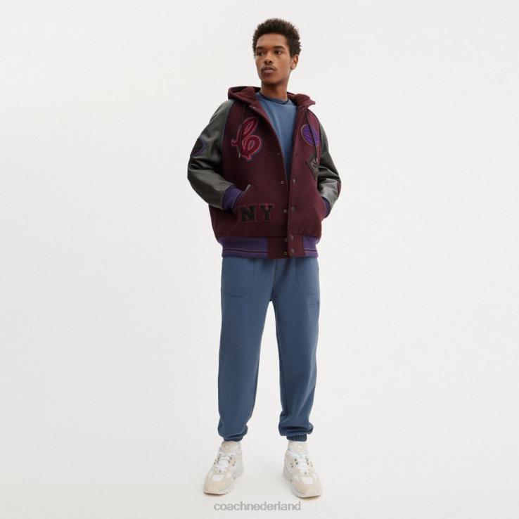 Coach Heren essentiële stevige joggers blauw. 02264783