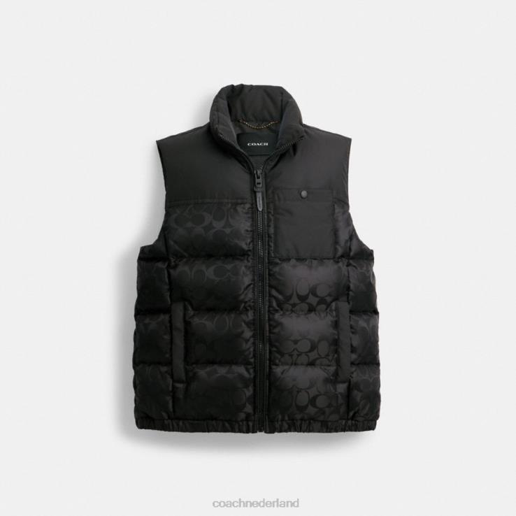 Coach Heren kenmerkend puffervest zwart 02264773