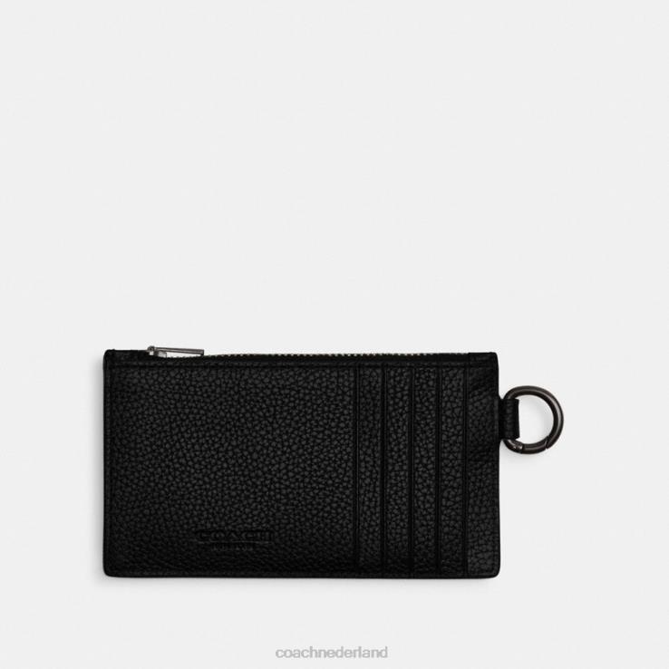 Coach Heren Ritskaartetui met paard en koetsprint truffel/zwart 02264722