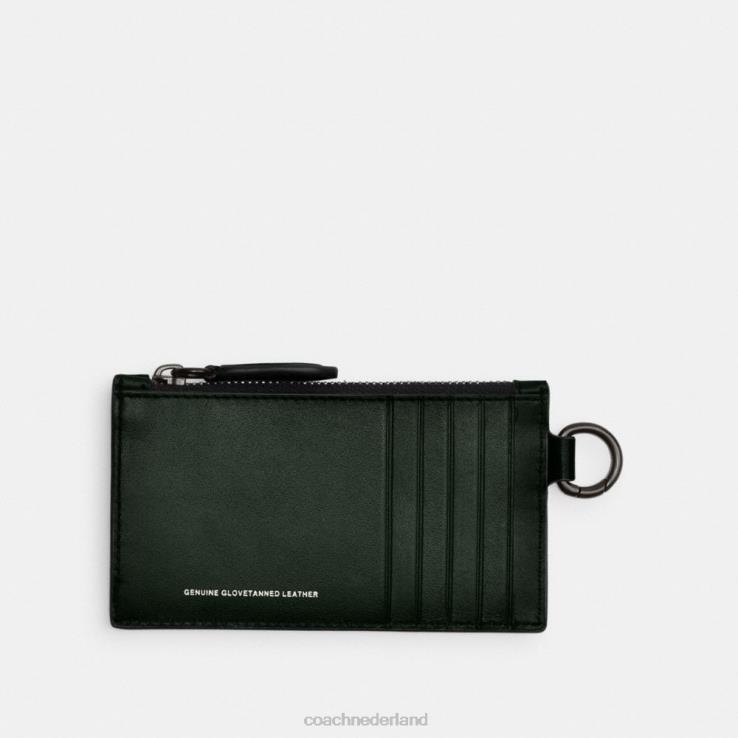Coach Heren etui met ritssluiting Amazone groen 02264724