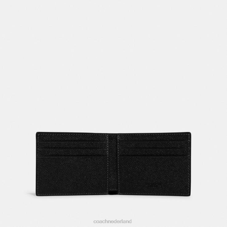 Coach Heren slanke portemonnee zwart 02264713