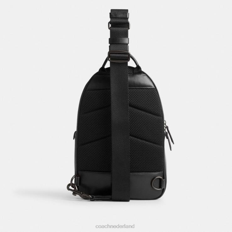 Coach Heren charterpakket in kenmerkend canvas houtskool 02264691