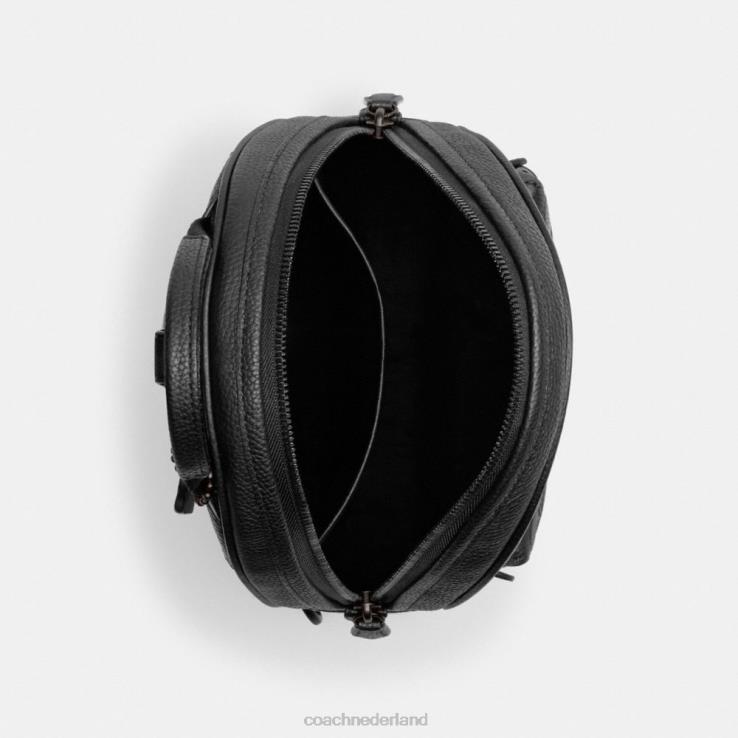 Coach Heren charterpakket van kenmerkend leer zwart 02264690