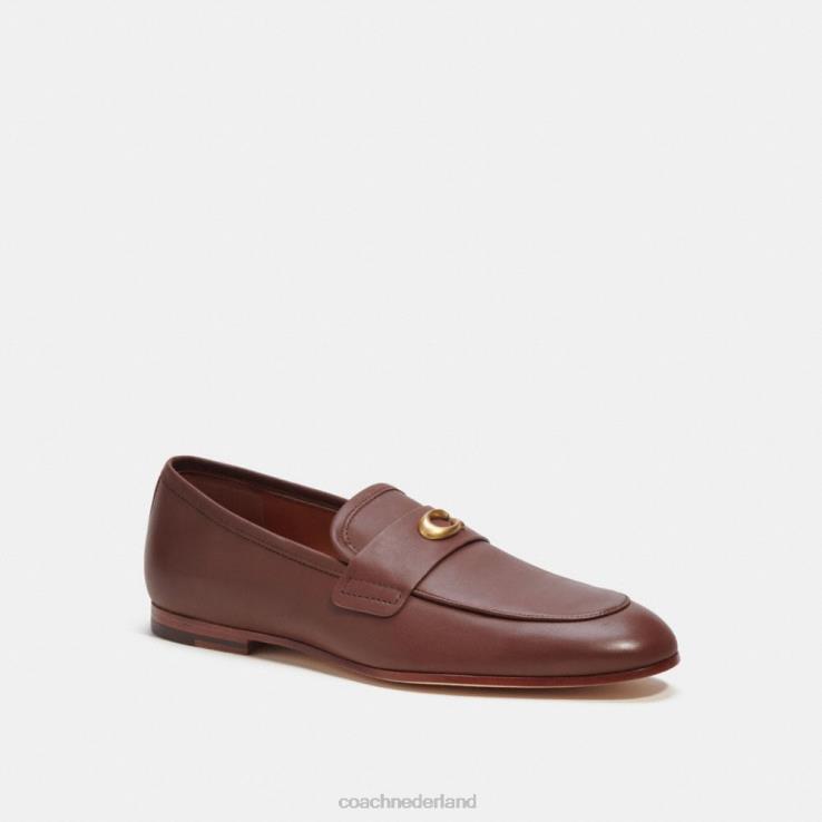Coach Heren gebeeldhouwde kenmerkende loafer zadel 02264730