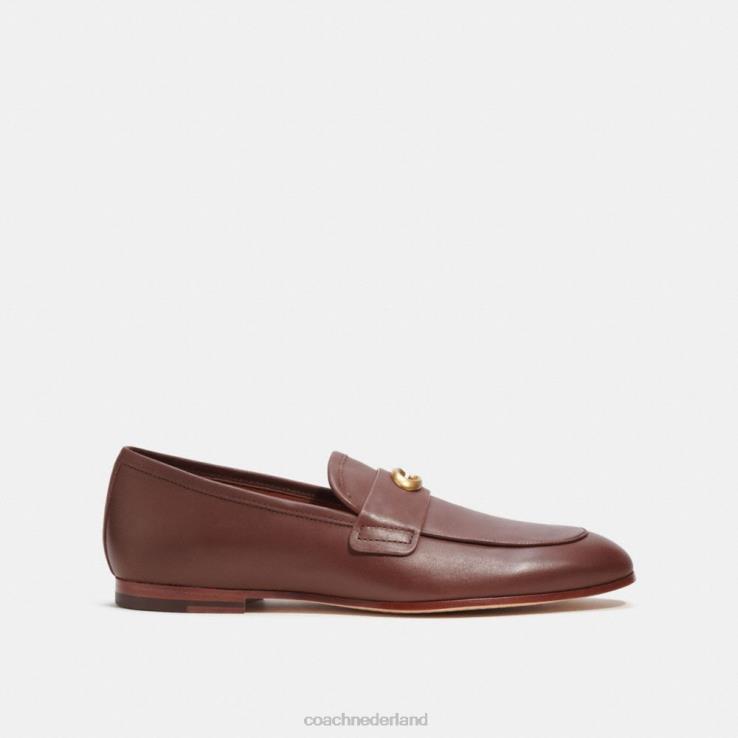 Coach Heren gebeeldhouwde kenmerkende loafer zadel 02264730