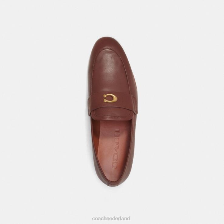 Coach Heren gebeeldhouwde kenmerkende loafer zadel 02264730