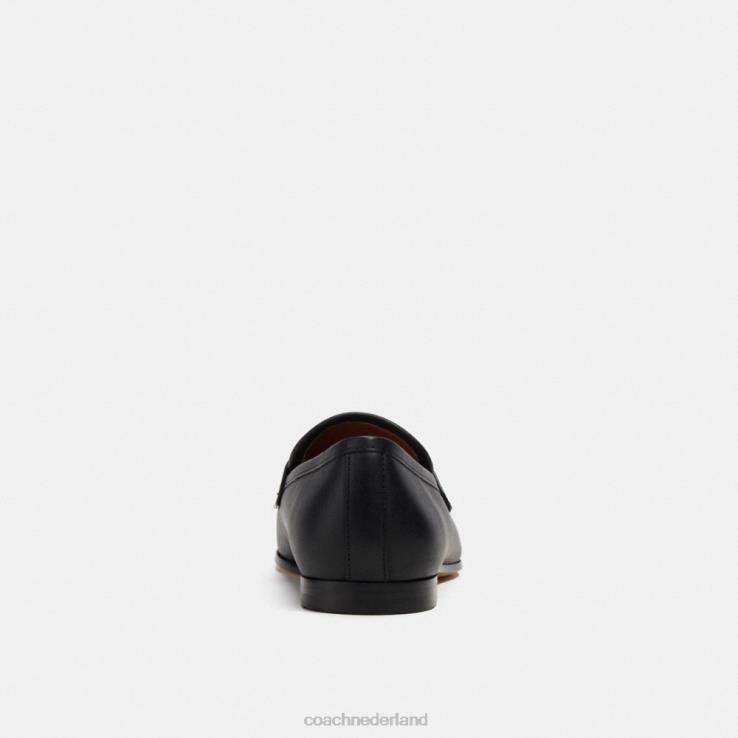Coach Heren gebeeldhouwde kenmerkende loafer zwart 02264731