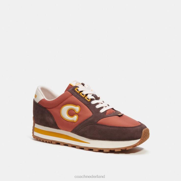 Coach Heren hardloopsneaker roest/esdoorn 02264745