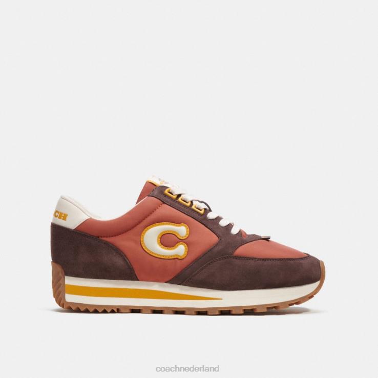 Coach Heren hardloopsneaker roest/esdoorn 02264745