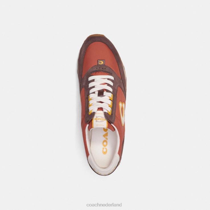 Coach Heren hardloopsneaker roest/esdoorn 02264745