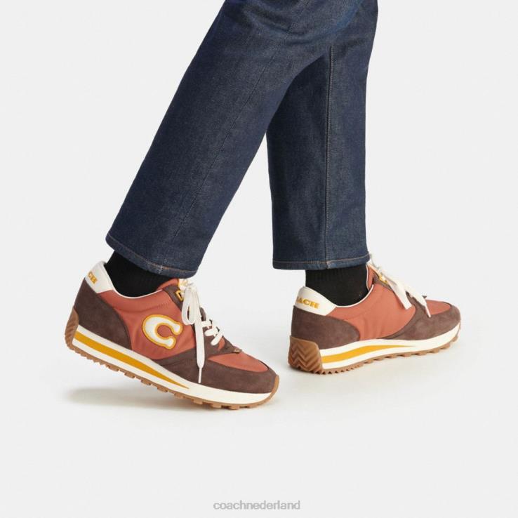 Coach Heren hardloopsneaker roest/esdoorn 02264745