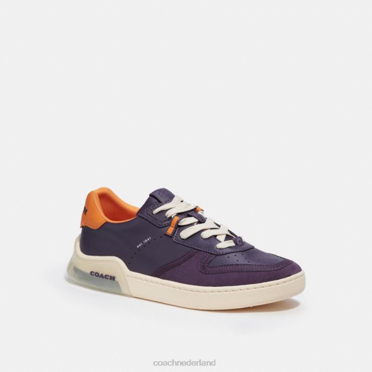 Coach Heren Citysole-court sneaker donker paars 02264749