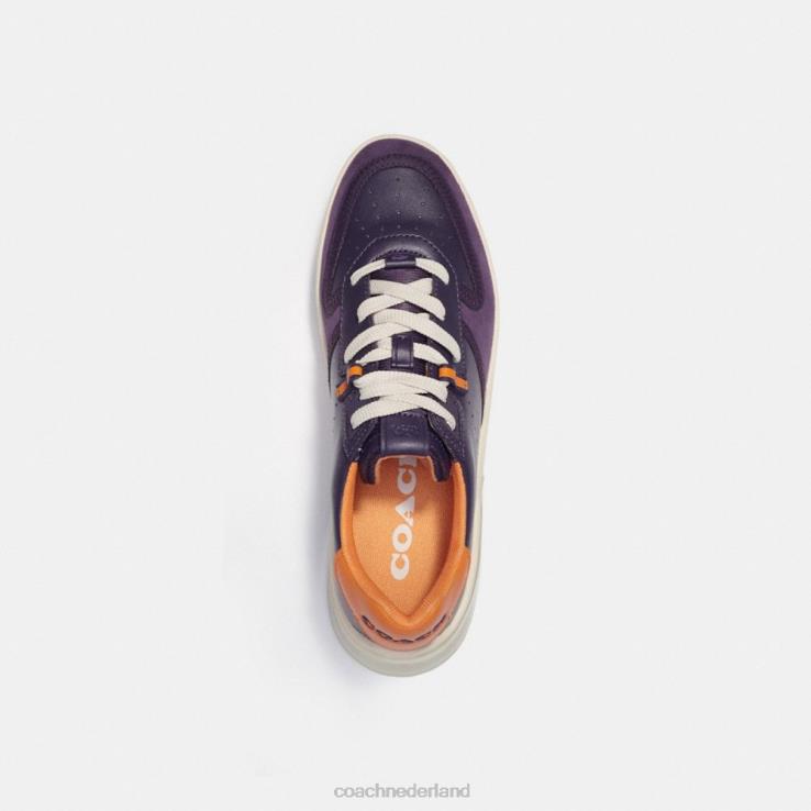 Coach Heren Citysole-court sneaker donker paars 02264749