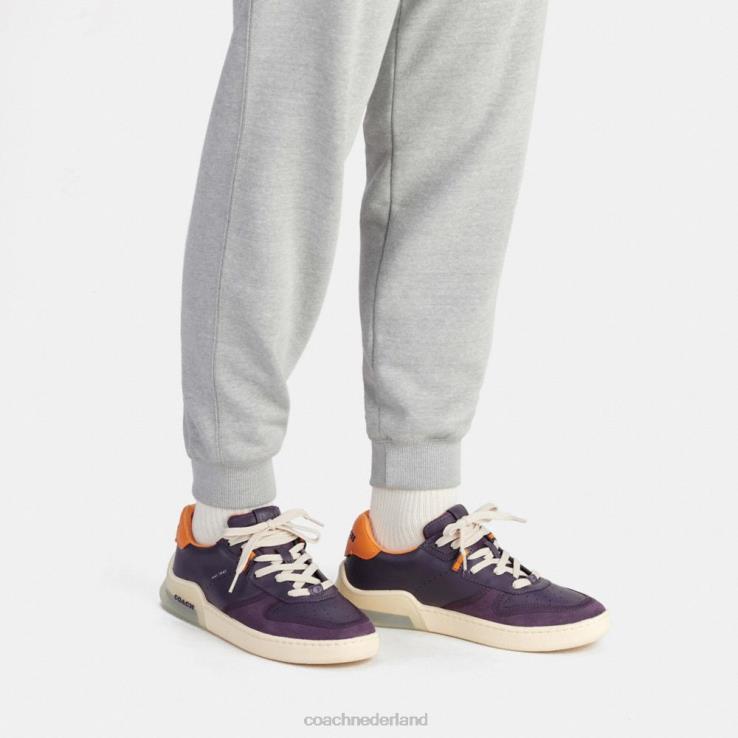 Coach Heren Citysole-court sneaker donker paars 02264749