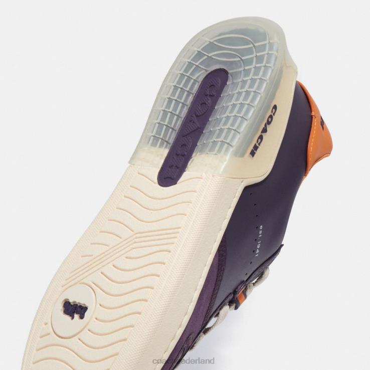 Coach Heren Citysole-court sneaker donker paars 02264749