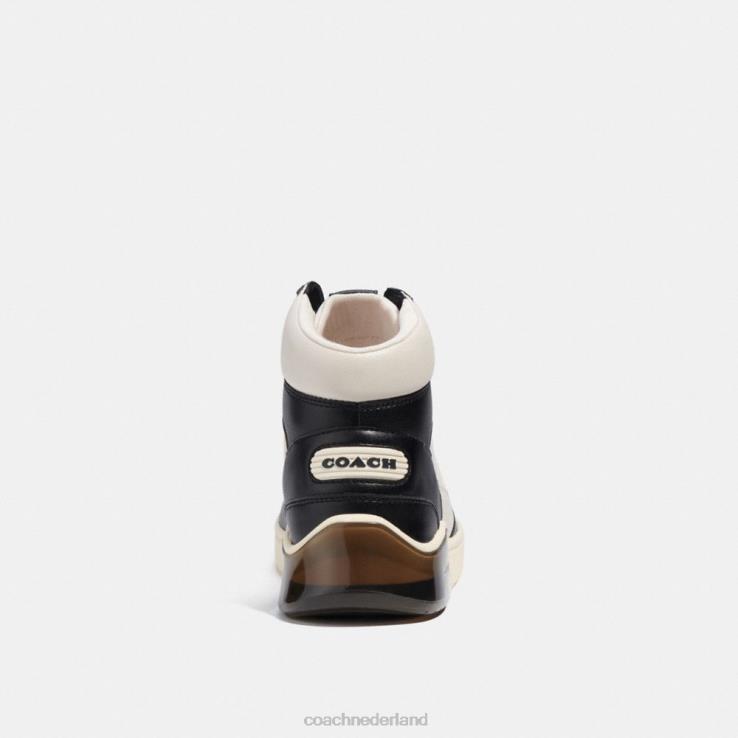 Coach Heren Citysole hoge sneaker krijt/zwart 02264748
