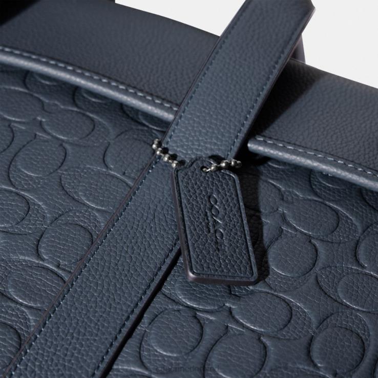 Coach Heren Gotham-portfolio van kenmerkend leer denim 02264623
