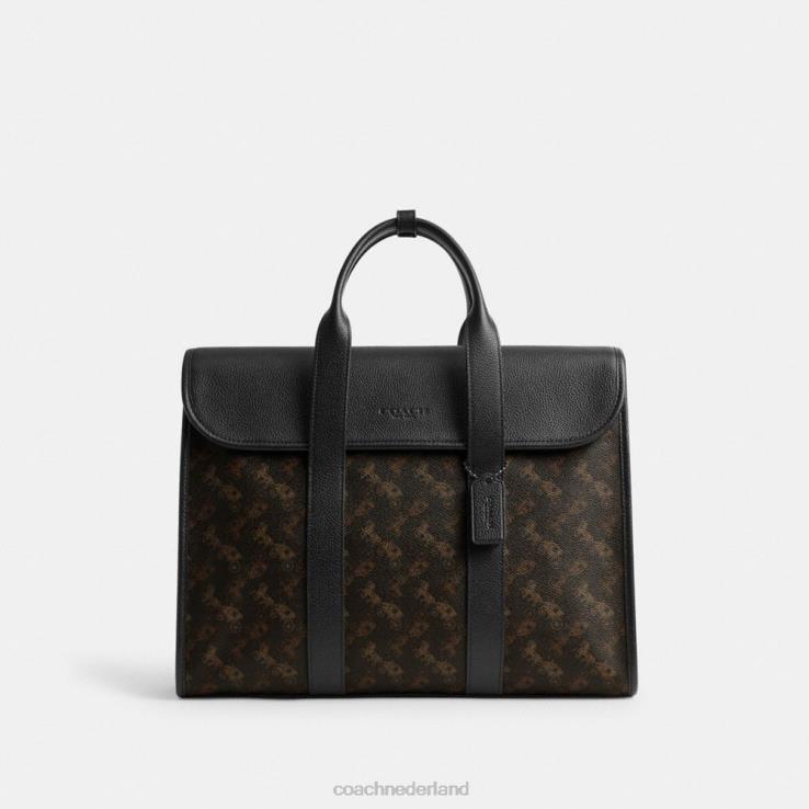 Coach Heren gotham portfolio met paard en koetsprint truffel 02264619