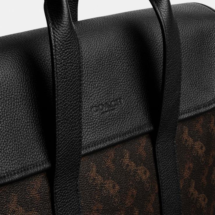 Coach Heren gotham portfolio met paard en koetsprint truffel 02264619