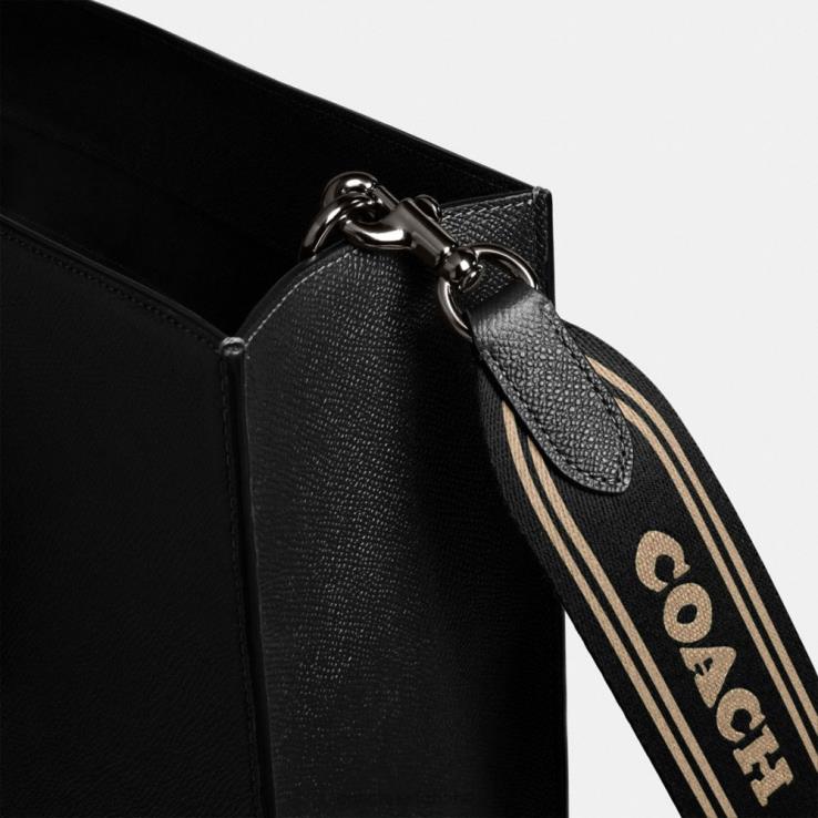 Coach Heren draagtas 40 met kenmerkend canvas interieur zwart 02264638