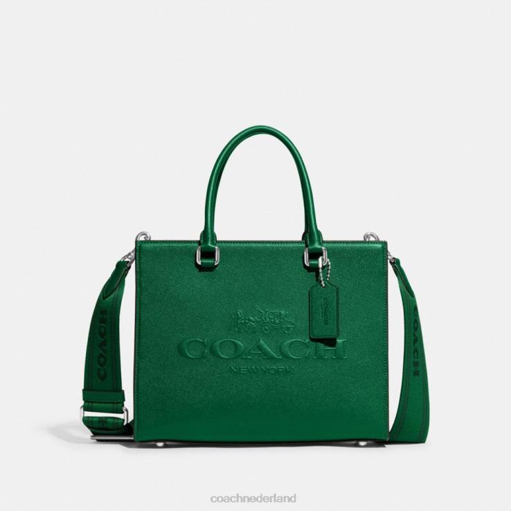Coach Heren draagtas met kenmerkend canvas groente 02264643