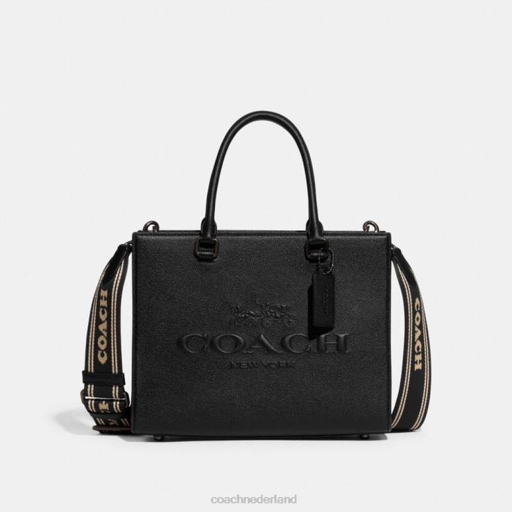 Coach Heren draagtas met kenmerkend canvas zwart 02264637