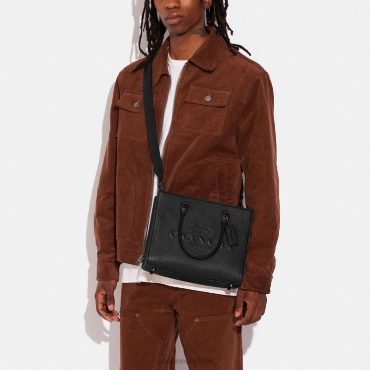 Coach Heren draagtas met kenmerkend canvas zwart 02264637