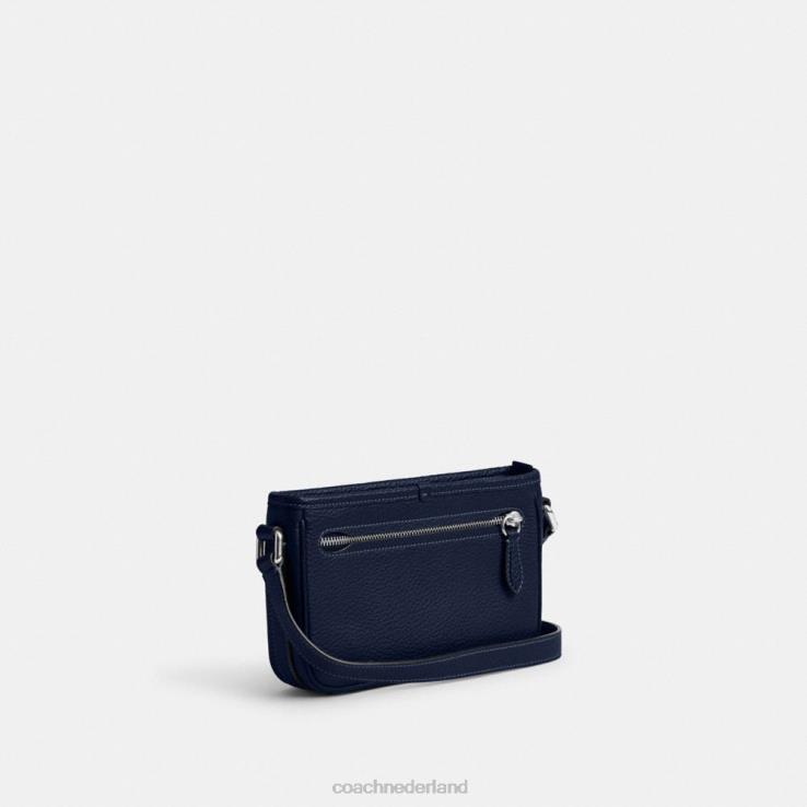 Coach Heren Beck slanke crossbody Diepblauw 02264661