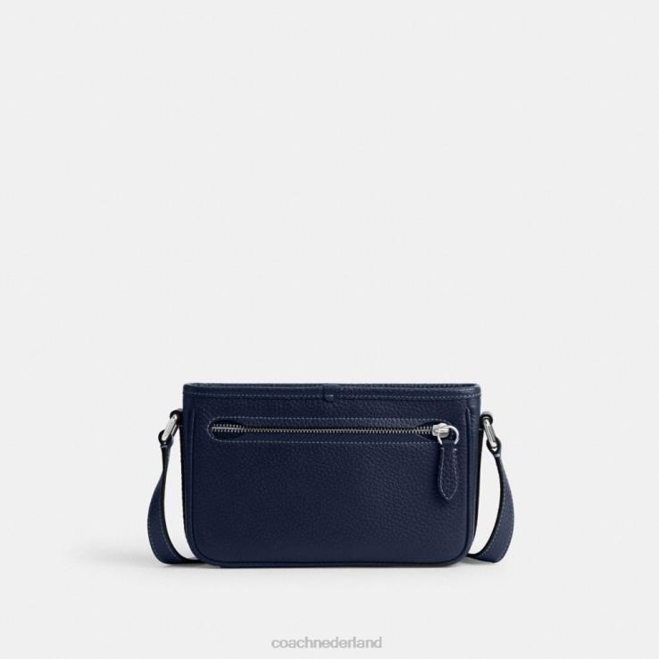 Coach Heren Beck slanke crossbody Diepblauw 02264661