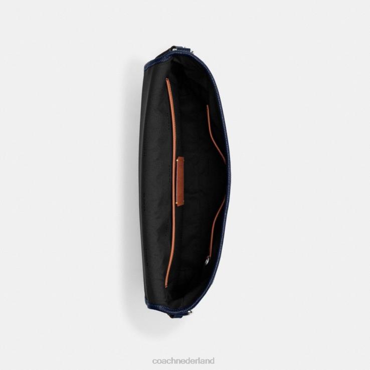Coach Heren beke boodschapper Diepblauw 02264657