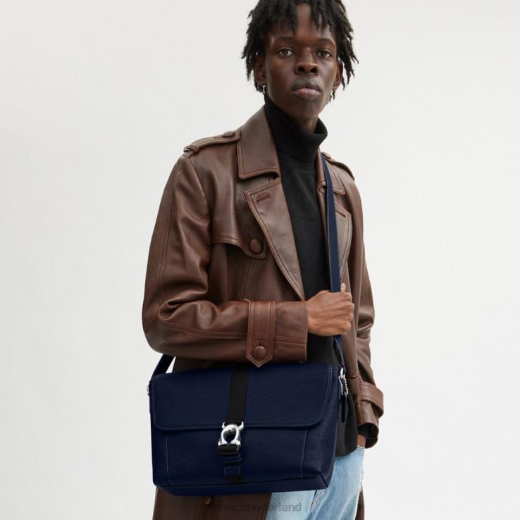 Coach Heren beke boodschapper Diepblauw 02264657