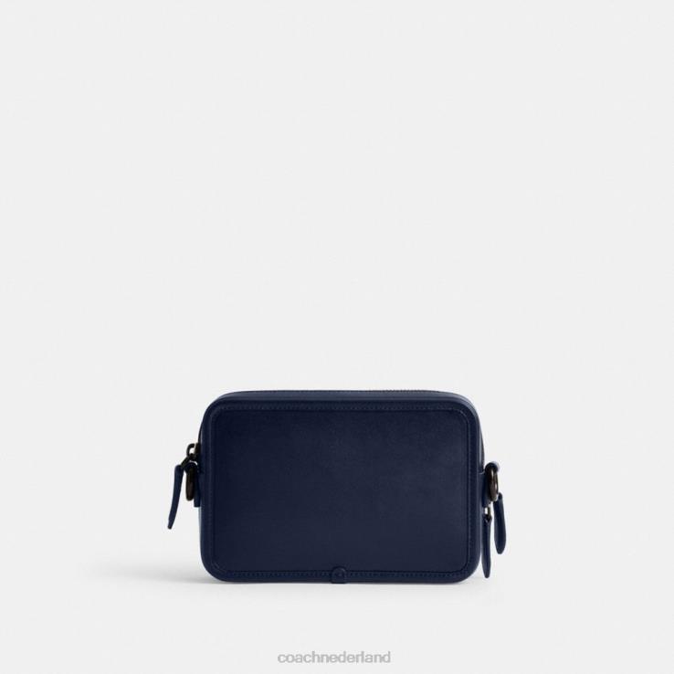 Coach Heren charter crossbody met hybride zakje Diepblauw 02264668