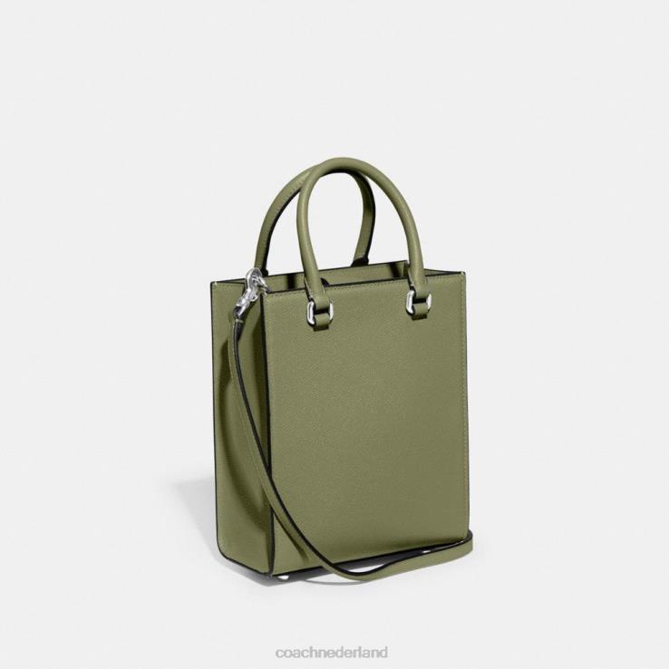 Coach Heren draagtas 16 met kenmerkend canvas mos 02264648