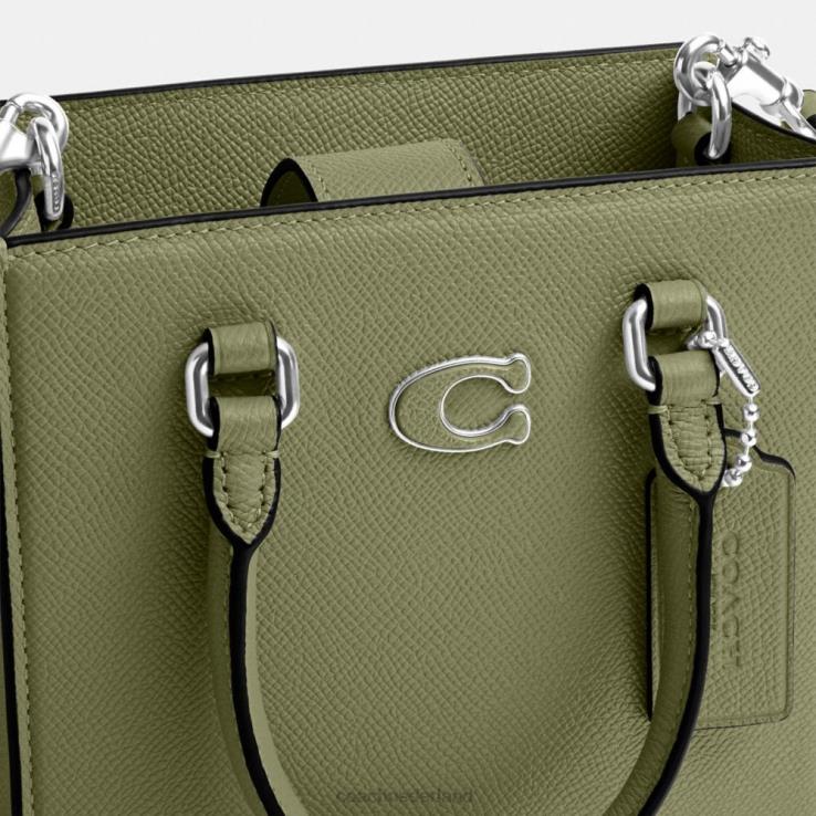 Coach Heren draagtas 16 met kenmerkend canvas mos 02264648