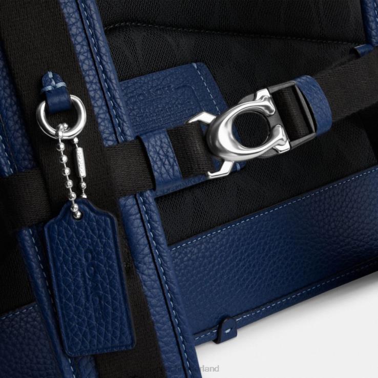 Coach Heren beck roll-top rugzak Diepblauw 02264687