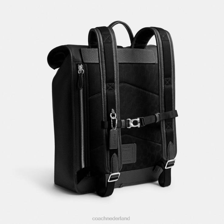 Coach Heren beck roll-top rugzak zwart 02264686
