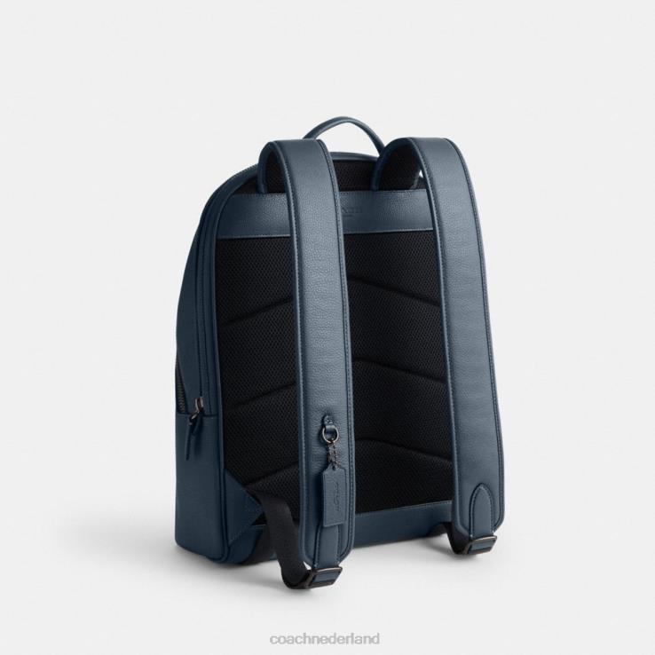 Coach Heren charter-rugzak donker denim 02264679