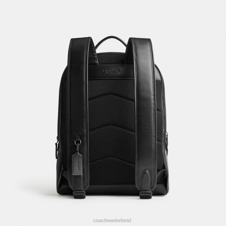 Coach Heren charterrugzak van kenmerkend canvas houtskool 02264676