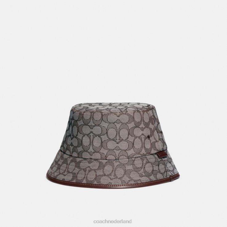 Coach vrouwen kenmerkende jacquard vissershoedje eik 02264602