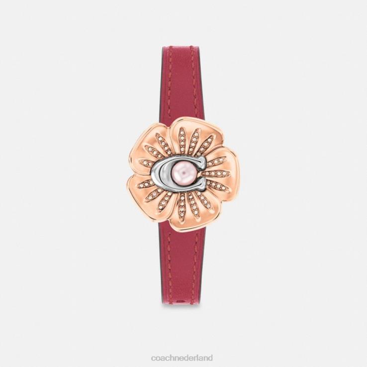 Coach vrouwen theeroos horloge, 28 mm rouge 02264543