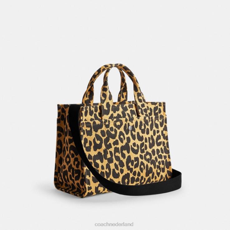 Coach vrouwen Cargotas met luipaardprint links/luipaard 02264293