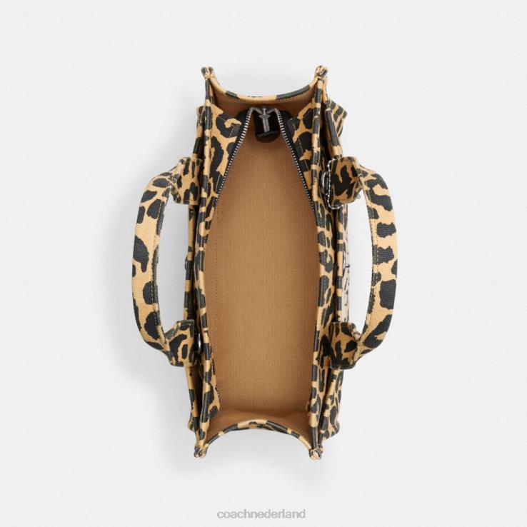 Coach vrouwen Cargotas met luipaardprint links/luipaard 02264293