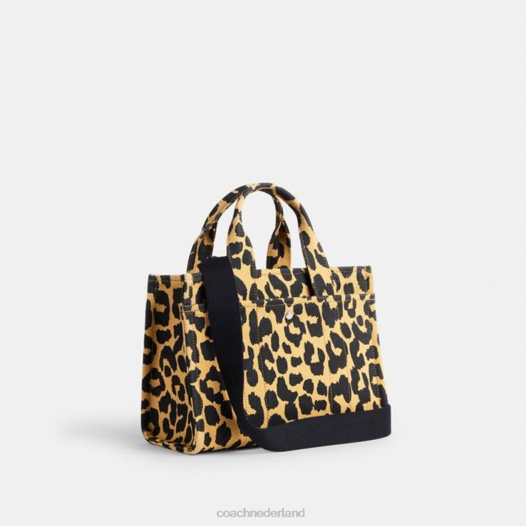Coach vrouwen cargotas 26 met luipaardprint links/luipaard 02264292