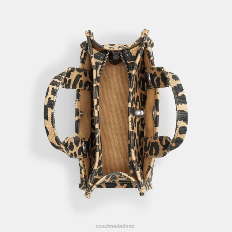 Coach vrouwen cargotas 26 met luipaardprint links/luipaard 02264292